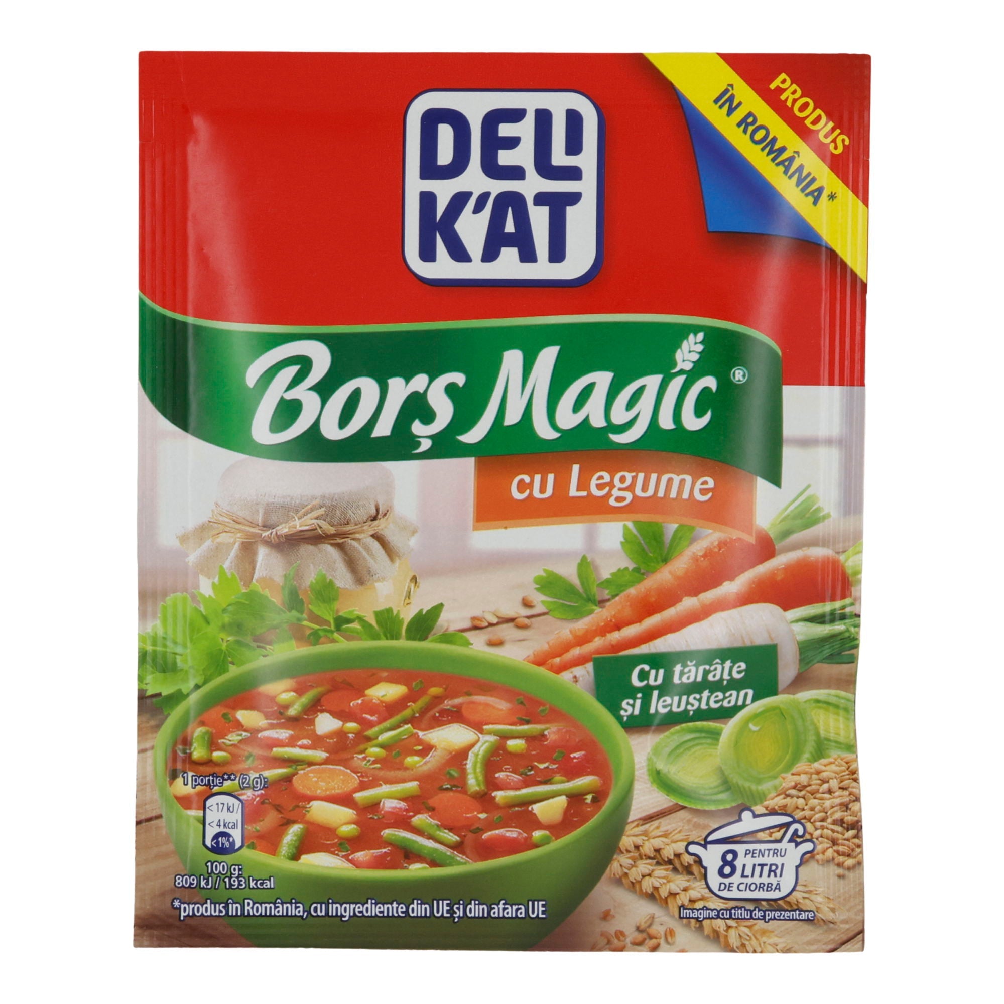 Gemüse-Borschtsch-Würzmischung Delikat Borș Magic cu Legume | Gewürz | 65 g DELIK`AT